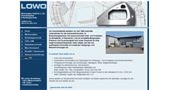 Desktop Screenshot of lowo-werkzeugbau.de