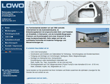 Tablet Screenshot of lowo-werkzeugbau.de